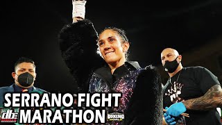 Amanda Serrano FULL FIGHT Marathon  3 Full Fights  BOXING WORLD [upl. by Meadow971]