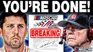 TERRIBLE News for Denny Hamlin after JGRs SHOCKING Statement [upl. by Annil]