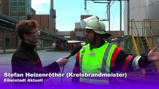 Feuerwehrübung bei der Biodieselfirma Tecosol in Ochsenfurt [upl. by Belamy]