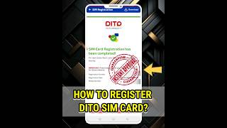 Dito Sim Card Registration 2024 Instant Approval [upl. by Blank453]