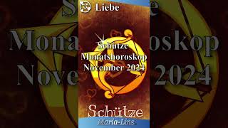 Schütze LIEBE ❤️ Horoskop November 2024 [upl. by Gnoix310]