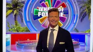 RYAN SEACREST SHARES WHEEL OF FORTUNE NEW SET PICTURES WITH “ HIDDEN MESSAGE “ I FOUNDSOLVED😳🤔 [upl. by Obadias]