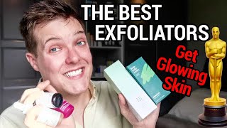 THE BEST EXFOLIATORS 2022  How To Exfoliate Face Safely [upl. by Norford]