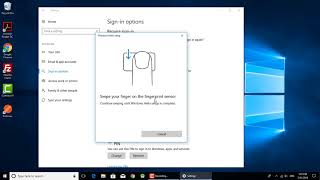 How to setup finger print lock in windows 10 using HP laptop [upl. by Rolan9]