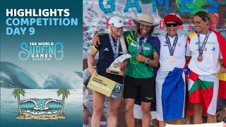 Highlights  Competition Day 9  2024 ISA World Surfing Games [upl. by Dagny]