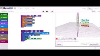 BlocksCAD Demo [upl. by Siubhan739]