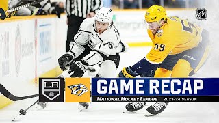 Kings  Predators 131  NHL Highlights 2024 [upl. by Eatnad]