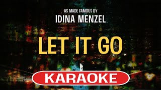 Let It Go Karaoke Version  Idina Menzel [upl. by Dessma449]