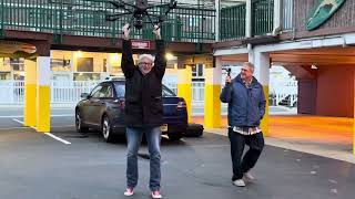 Should Ken Heron hand catch the DJI Matrice 300 Drone [upl. by Zeralda600]