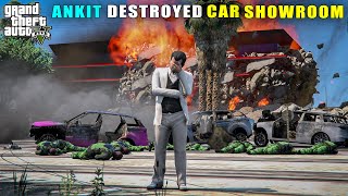 GTA 5  PETER AND ANKIT DESTROYED MILLIONS DOLLAR CAR SHOWROOM [upl. by Cerracchio]