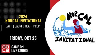 NorCal Invitational Water Polo Tournament  Oct 25 2024  Day 1 Sacred Heart Prep [upl. by Yrrep]