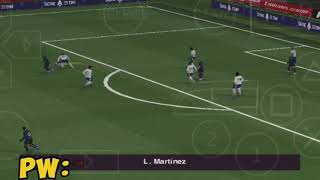 INTER VS COMO  PES PPSSPP 24 GAMEPLAY [upl. by Bittner960]