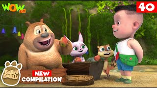 New Baby Bears Compilation  40  Bablu Dablu Cubs  New Funny Cartoon in Hindi for Kids Wow Kidz [upl. by Sams]