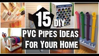 15 DIY PVC Pipes Ideas For Your Home [upl. by Bobine]