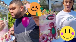 Harvey Prices Heartwarming 21st Birthday Unveiling the Sweet Barney Cake Surprise [upl. by Yrrac929]