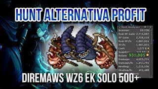 HUNT TIBIA EK SOLO PROFIT DIREMAWS WARZONE 6 [upl. by Libbna]