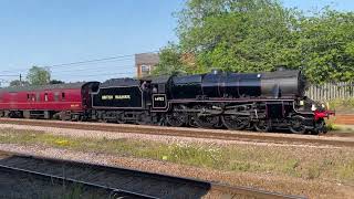 WR Class 5MT 44932  Class 37706 with The Tynesider at Darlington on Morpeth to Cleethorpes [upl. by Frederigo]