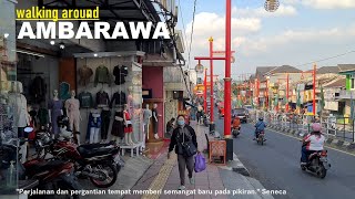 Walking Around Ambarawa ✔ a district in Semarang Regency  Central Java [upl. by Ahsitel]