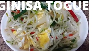 Ginisang Togue Recipe [upl. by Hueston]