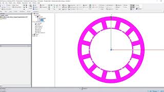 Parallel teeth Stator design in ANSYS Maxwell [upl. by Katey]