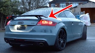 FITTING A EBAY SPOILER TO MY AUDI TT MK2 [upl. by Salis562]