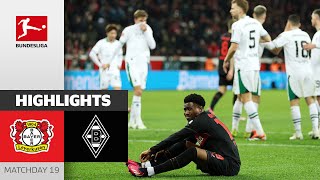 Bayer Cant Crack Borussia  Leverkusen  Borussia Mgladbach 00  Highlights  MD 19 – Bundesliga [upl. by Arihaz]