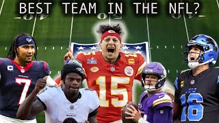 WHO IS THE BEST TEAM IN THE NFL [upl. by Nerissa]