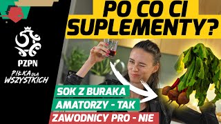 SUPLEMENTY DLA PIŁKARZA❓ LEGALNE CZY NIE❓ ft Ula Somow [upl. by Llenyr708]