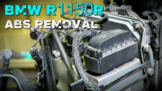 BMW R1150R ABS Removal  How I Convert My Bike to NonABS [upl. by Miehar]