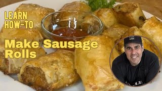 How to make Sausage Rolls Recipe [upl. by Zerep25]