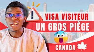 Visa Visiteur Pour Immigrer au Canada  Risque à Éviter [upl. by Hallsy]