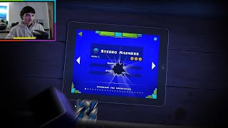 Reacting To The Hardest Levels In GEOMETRY DASH [upl. by Annadiane]