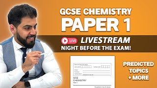 📝 GCSE Chemistry Paper 1  🔴 Live Stream  830PM  Predicted Topics  Combined amp Triple Science [upl. by Portwine]