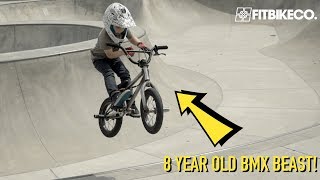 Five Tricks with 8yearold BMX Rider Caiden Cernius [upl. by Ajani900]