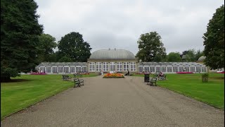 The Three Glass Domed Pavilions Sheffield Botanical Gardens UK [upl. by Oaks84]