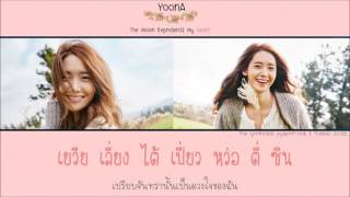 KaraokeThaisub Yoona  The Moon Represents My Heart月亮代表我的心 [upl. by Selina]