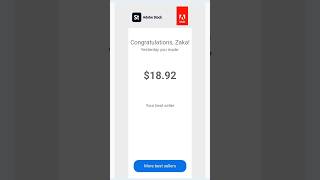 Adobe stock earnings proof  Adobe stock video earnings adobestock adobestockcontributor [upl. by Baseler190]