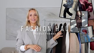 NEU bei HampM Stradivarius Mango Zara  FASHION HAUL Herbst 24  Trends 24 [upl. by Rifkin]