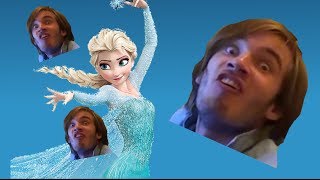 YTP Elsa Gives PewDiePie Her Brain [upl. by Keefe]