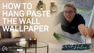 How To Hang Paste The Wall Wallpaper [upl. by Rhoades]