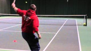 Tennis Training  Forehand Drill Mini Green Ball Under 10s No 3 [upl. by Lachlan5]