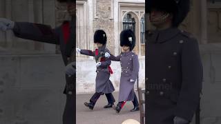 They march inside Windsor Castle 🏰 [upl. by Aivekahs]