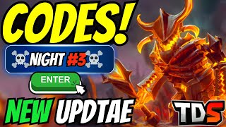 🆕 NEW CODES All Working TOWER DEFENSE Simulator CODES 2024 Roblox  ☠️ New Codes For TDS Roblox [upl. by Brenan]