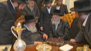 Makava Rebbe Visits Munkatch Rebbe  Elul 5784 [upl. by Llehsad494]