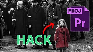 Unlocking the Secrets Schindlers List Girl in Red Dress Adobe Premiere Pro Hack [upl. by Leverick]