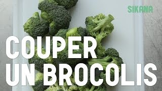 Couper Un Brocoli  Cuisiner des légumes [upl. by Nah]