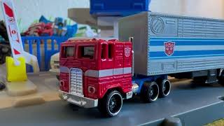 Hot Wheels Optimus Prime [upl. by Inalaek]