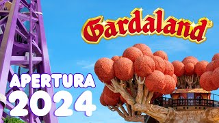 GARDALAND APERTURA 2024 Tutte le NOVITÀ [upl. by Eek216]