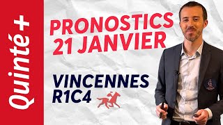 PRONOSTICS QUINTÉ 21 JANVIER 2024 À VINCENNES R1C4  Faites le papier avec Anthony Roi [upl. by Hteik]