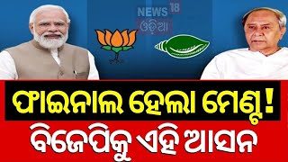 BJD BJP Alliance  BJD BJP Alliance May Announce TodayBJD BJP Menta Amit Shah CM Naveen Patnaik [upl. by Tavie361]